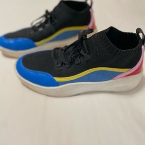 Neon “Sock” Sneakers Size 8.5